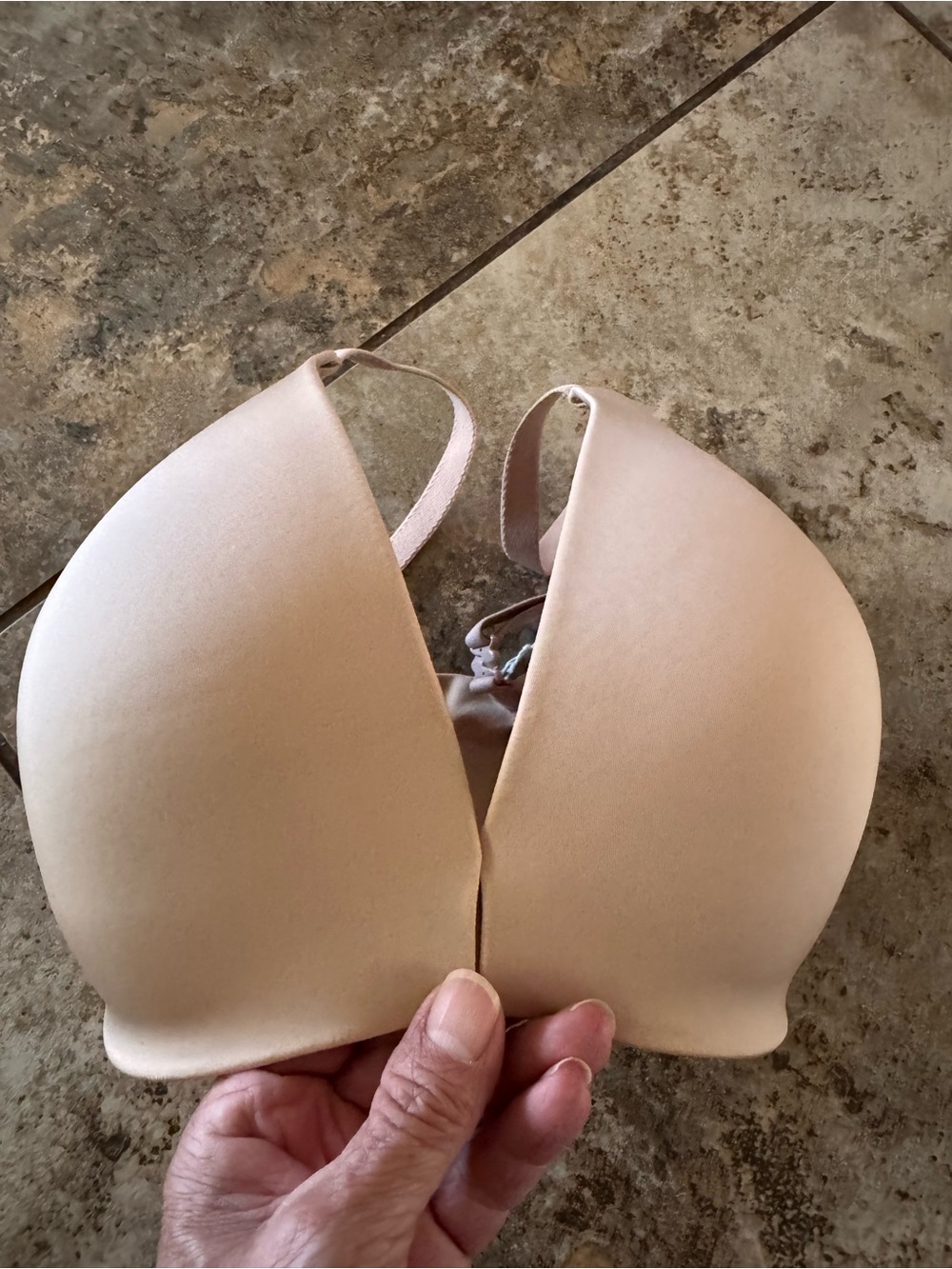 NWT Bare Necessities The Wire-Free Front-Close Bra Beige Size 30G